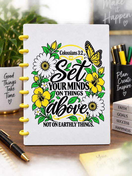 Colossians 3:2 - Faith Notebook