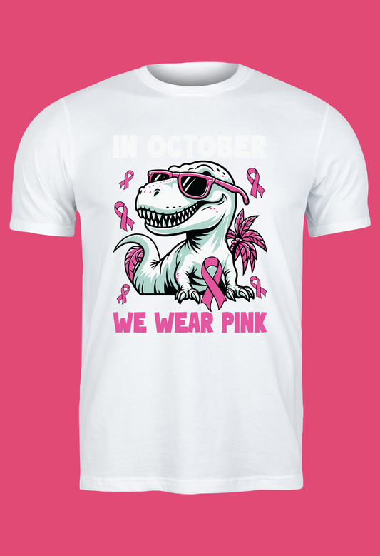 In October We Wear Pink - Dinosaur