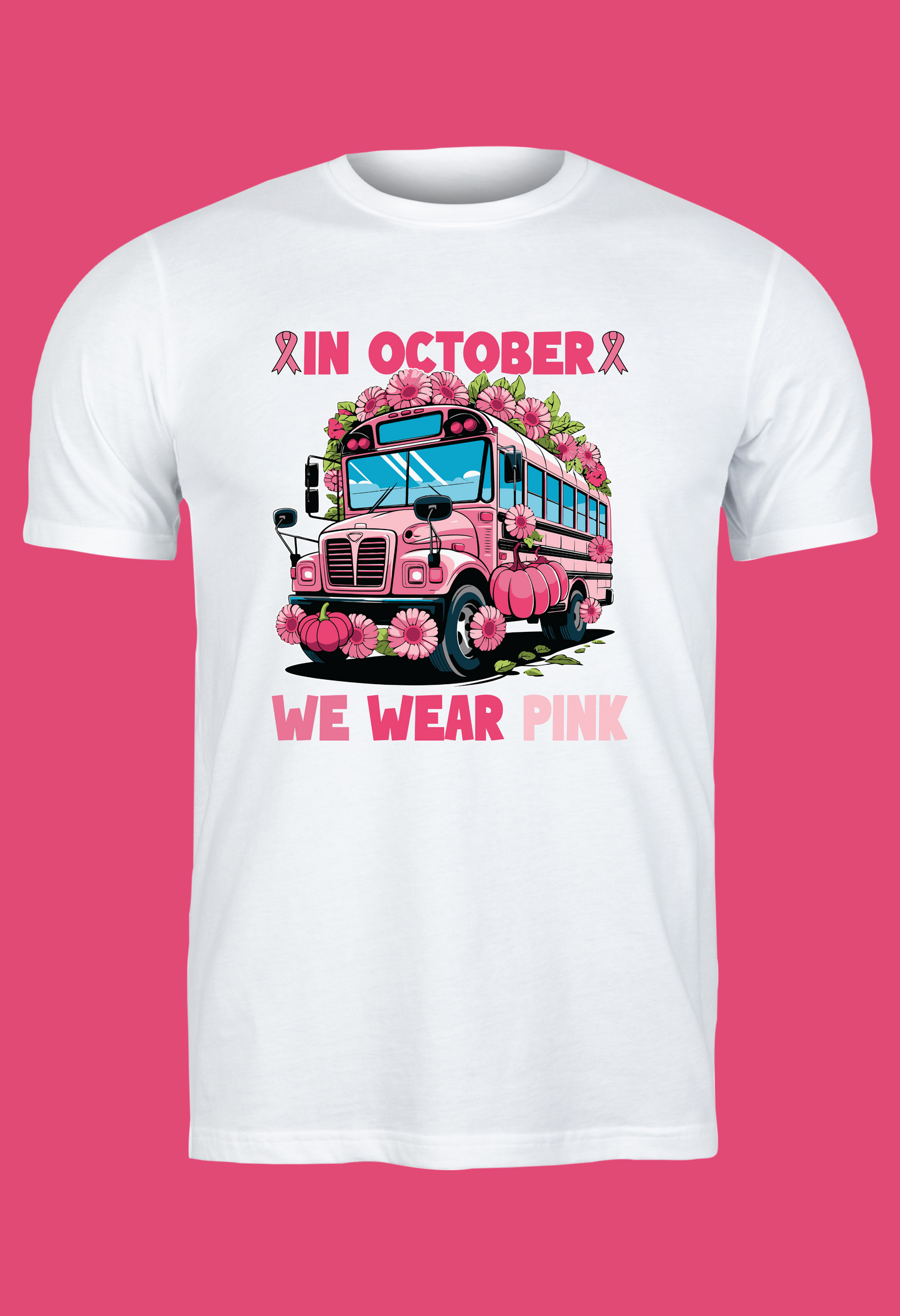 In October We Wear Pink - School Bus