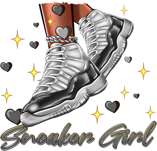 Sneaker Girl Gray Jordan