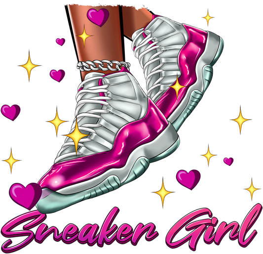 Sneaker Girl Pink Jordan